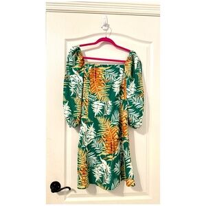 SHEIN dress tropical print